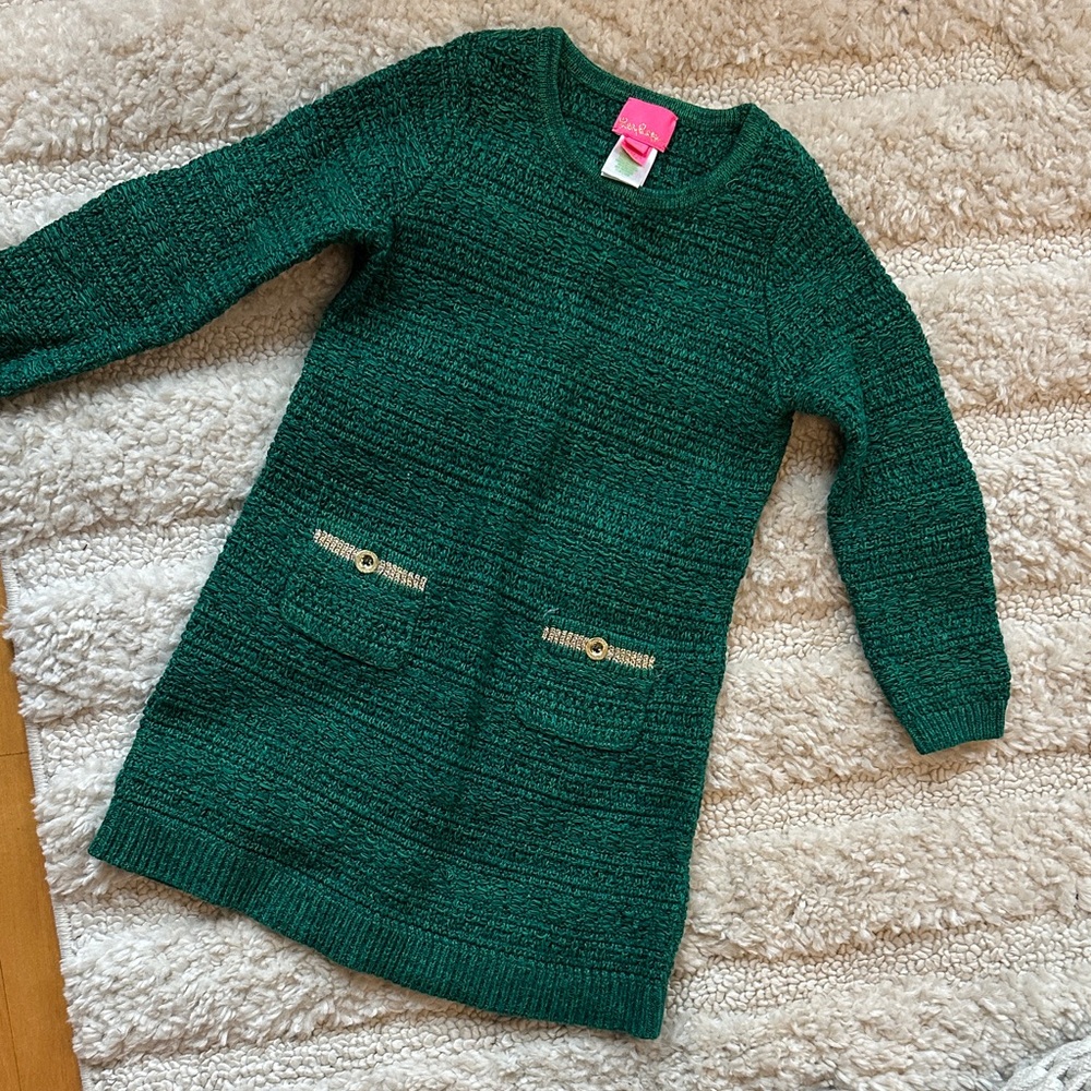 Lilly Pulitzer Teal Knit Sweater
